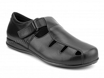 5004 Плюмекс (Plumex), туфли для взрослых, кожа, черный, полнота 10. 