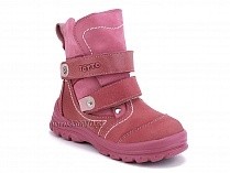 215-96,87,17 Тотто (Totto), ботинки детские зимние ортопедические профилактические, мех, нубук, кожа, розовый. в Алмате