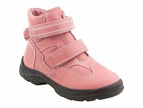 211-307 Тотто (Totto), ботинки детские зимние ортопедические профилактические, мех, кожа, розовый. в Алмате