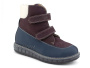 23001-060,01БР Тапибу (Tapiboo), ботинки детские демисезонные утепленные, байка, кожа, бордовый 