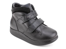 141607W Сурсил-Орто (Sursil-Ortho), зимние ботинки для взрослых, ригидная подошва, диабетическая подкладка, натуральный мех, кожа, нубук, черный, полнота 11 в Алмате