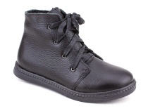 3547-1-1 Тотто (Totto), ботинки детские утепленные ортопедические профилактические, кожа, черный. в Алмате