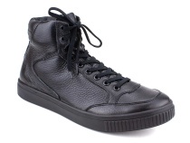 7511Б ШагоВита (Shagovita), ботинки детские  профилактические, кожа, байка, черный в Алмате