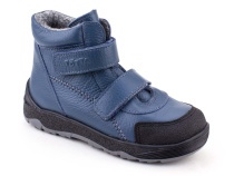 2458-702 Тотто (Totto), ботинки детские утепленные ортопедические профилактические, кожа, джинс в Алмате