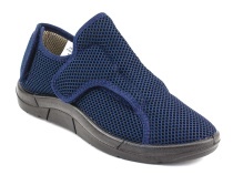 010ПБ-Ж-Т4 С  (77202-33386) Алми (Almi), туфли для взрослых, текстиль, синий в Алмате