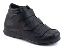 5008-01  Плюмекс (Plumex), ботинки для взрослых демисезонные утепленные, кожа, черный, полнота 10. в Алмате