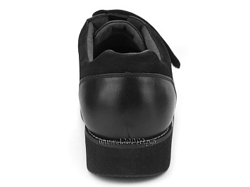 141601W Сурсил-Орто (Sursil-Ortho), ботинки для взрослых демисезонные, ригидная подошва, диабетическая подкладка, кожа, черный, полнота 9 - фото 2